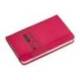CUADERNO CON GOMILLA ANTARTIK NOTES TAPA DURA A6 HOJAS CUADRICULA BURDEOS 100 HOJAS 80 GR FSC