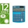 CALCULADORA LIDERPAPEL SOBREMESA XF28 12 DIGITOS DOBLE LINEA COSTES VENTAS MARGEN Y TASAS SOLAR Y PILAS