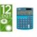CALCULADORA LIDERPAPEL SOBREMESA XF28 12 DIGITOS DOBLE LINEA COSTES VENTAS MARGEN Y TASAS SOLAR Y PILAS