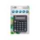 CALCULADORA LIDERPAPEL SOBREMESA XF20 10 DIGITOS SOLAR Y PILAS COLOR NEGRO 127X105X24 MM