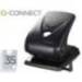 Taladrador q-connect kf01236 2 taladros negro abertura 3,5 mm capacidad 40 hojas.