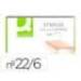 Grapas Q-connect nº 22/6 y 24/6 cobreadas caja 1000 ud.