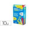 Tiza color antipolvo robercolor caja 10 unidades.
