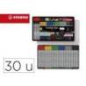 ROTULADOR STABILO CREATIVE TIPS ARTY LINE CLASSIC 5 PUNTAS DIFERENTES ESTUCHE METALICO DE 30 UNIDADES