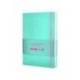 CUADERNO CON GOMILLA ANTARTIK NOTES TAPA DURA A5 HOJAS LISAS ROSA Y TURQUESA 100 HOJAS 80 GR FSC