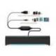 BARRA DE SONIDO Q-CONNECT PARA PC CON ILUMINACIÓN LED COLOR NEGRO