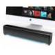 BARRA DE SONIDO Q-CONNECT PARA PC CON ILUMINACIÓN LED COLOR NEGRO
