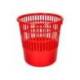 PAPELERA PLASTICO Q-CONNECT 15 LITROS COLOR ROJO 285X290 MM