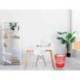PAPELERA PLASTICO Q-CONNECT 15 LITROS COLOR ROJO 285X290 MM