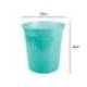 PAPELERA PLASTICO LIDERPAPEL MENTA TRANSLUCIDO 13 LITROS 275X285 MM