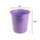 PAPELERA PLASTICO LIDERPAPEL LAVANDA OPACO 13 LITROS 275X285 MM