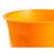 PAPELERA PLASTICO Q-CONNECT NARANJA TRANSLUCIDO 13 LITROS