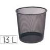 Papelera metalica rejilla Q-Connect de 13 L