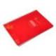 CUADERNO ESPIRAL LIDERPAPEL DIN A4 PAUTAGUIA TAPA PLASTICO 80H 90GR CUADRO PAUTADO 3MM CON MARGEN COLOR ROJO