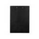 CARPETA Q-CONNECT MINICLIP SUPERIOR DIN A4 PLASTICO 50% RECICLADO NEGRO GROSOR 2,1 MM