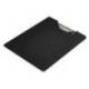 CARPETA Q-CONNECT MINICLIP SUPERIOR DIN A4 PLASTICO 50% RECICLADO NEGRO GROSOR 2,1 MM