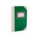 LIBRO CARTONE COSIDO FERNANDES FLECHA DIN A6+ RAYADO HORIZONTAL 50 HOJAS 100 GR VERDE