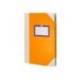 LIBRO CARTONE COSIDO FERNANDES FLECHA DIN A6+ LISO 50 HOJAS 100 GR NARANJA