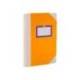 LIBRO CARTONE COSIDO FERNANDES FLECHA DIN A6+ LISO 50 HOJAS 100 GR NARANJA