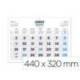 CALENDARIO PARED LIDERPAPEL CLASICO 2025 LOMO ENGOMADO 44X32 CM PAPEL 128 GR