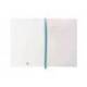 CUADERNO CON GOMILLA ANTARTIK NOTES TAPA BLANDA A5 HOJAS LISAS AZUL CLARO 80 HOJAS 80 GR FSC