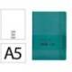 CUADERNO CON GOMILLA ANTARTIK NOTES TAPA BLANDA A5 HOJAS LISAS VERDE AGUAMARINA 80 HOJAS 80 GR FSC