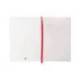 CUADERNO CON GOMILLA ANTARTIK NOTES TAPA BLANDA A5 HOJAS CUADRICULA ROJO 80 HOJAS 80 GR FSC