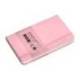 CUADERNO CON GOMILLA ANTARTIK NOTES TAPA DURA A6 HOJAS RAYAS ROSA PASTEL 100 HOJAS 80 GR FSC