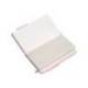 CUADERNO CON GOMILLA ANTARTIK NOTES TAPA DURA A6 HOJAS RAYAS ROSA PASTEL 100 HOJAS 80 GR FSC
