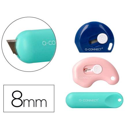 CUTER Q-CONNECT MINI EXPOSITOR 30 UNIDADES MODELOS Y COLORES SURTIDOS