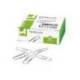 CLIPS ZINC Q-CONNECT N 1 LABIADOS 20 MM CAJA DE 100 UNIDADES