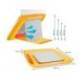 SOPORTE PARA PORTATIL LEITZ ERGO COSY AJUSTABLE 4 ALTURAS COLOR AMARILLO 310X50X247 MM