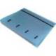 CARPETA CON RECAMBIO 4/40 MM LIDERPAPEL DIN A4 CUADRO 5MM COLOR AZUL POLIPROPILENO