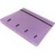 CARPETA CON RECAMBIO 4 ANILLAS DE 25 MM LIDERPAPEL DIN A4 COLOR VIOLETA POLIPROPILENO