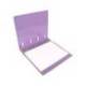 CARPETA CON RECAMBIO 4 ANILLAS DE 25 MM LIDERPAPEL DIN A4 COLOR VIOLETA POLIPROPILENO