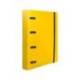 CARPETA 4 ANILLAS 25 MM LIDERPAPEL DIN A4 COLOR AMARILLO POLIPROPILENO