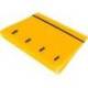 CARPETA 4 ANILLAS 25 MM LIDERPAPEL DIN A4 COLOR AMARILLO POLIPROPILENO