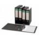 Archivador de palanca Elba Carton compacto Folio Lomo de 80 mm color Negro