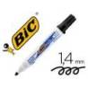 Rotulador Bic velleda punta redonda 1,3 mm negro para pizarra blanca