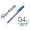 Boligrafo marca Papermate Flexgrip azul 0,4 mm