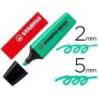 Rotulador Stabilo Boss 70 turquesa fluorescente