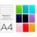 Bloc Liderpapel DIN A4 micro smart horizontal 7mm 80 hojas doble margen 4 taladros tapa blanda 60 gr color “no se puede elegir”