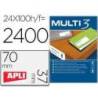 Etiquetas adhesivas marca Apli Multi3 70x37 mm A4