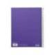 Bloc Liderpapel Din A4 micro jolly cuadrícula 5mm 5 bandas 4 taladros tapa forrada 75 gr color morado