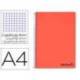 Bloc Liderpapel Din A4 wonder cuadrícula 4mm tapa polipropileno 90 gr color rojo.