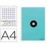 Cuaderno espiral Antartik DIN A4 microperforado Tapa dura 80 hojas 100g/m2 Menta