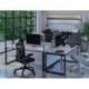 SILLA Q-CONNECT ERGONOMICA PAL ERMO MALLA BASE NYLON ALT MAX 1300 ANC 610 PROF 600 RUEDAS PREMIUM COLOR NEGRO