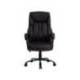 SILLA Q-CONNECT DIRECCION BOLZ ANO SIMIL PIEL BASE METALICA ALT MAX 1260 ANC 650 PROF 730 MM RUEDAS PREMIUM COLOR NEGRO