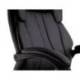 SILLA Q-CONNECT DIRECCION BOLZ ANO SIMIL PIEL BASE METALICA ALT MAX 1260 ANC 650 PROF 730 MM RUEDAS PREMIUM COLOR NEGRO
