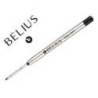 RECAMBIO BOLIGRAFO BELIUS NEGRO 0,8 MM CAJA 3 UNIDADES